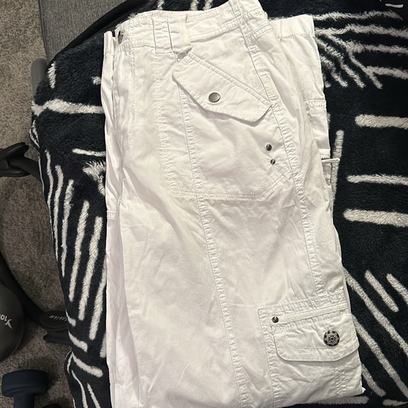 Marrakech Rylee White Cargo Pant from Anthropologie - Picture 5 of 5